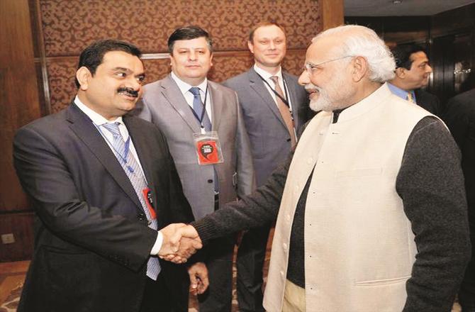 Prime Minister Narendra Modi and Adani Group Chairman Gautam Adani