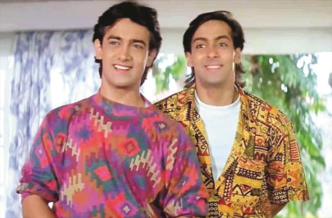 Salman and Aamir were seen together in the movie Anaz Apna Apna