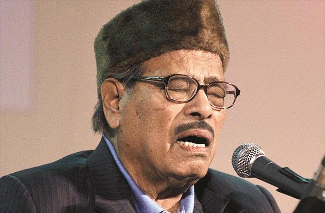 Manna Dey, the famous singer of his time