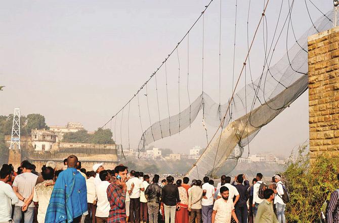 More than 140 people were killed in the Morbi Bridge accident, yet the key accused could not be arrested