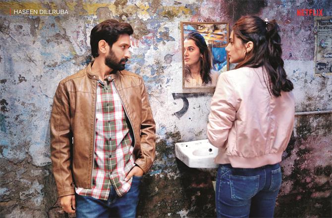 Taapsee Pannu and Vikrant Massey starred in the film Haseen Dillruba; Photo: INN