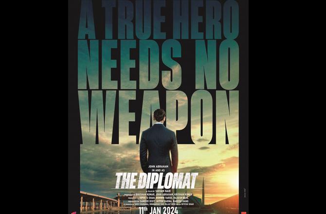 Poster of John Abraham`s movie The Diplomat