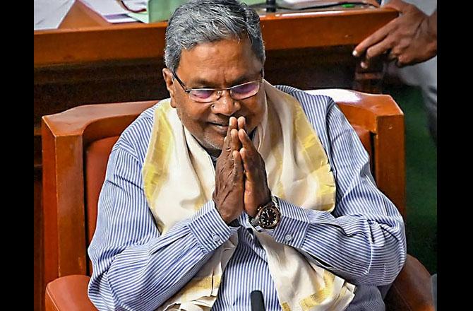 Karnataka Chief Minister Siddaramaiah. Photo: INN