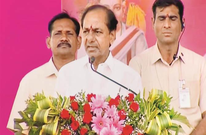 Chandrasekhar Rao is constantly visiting Maharashtra