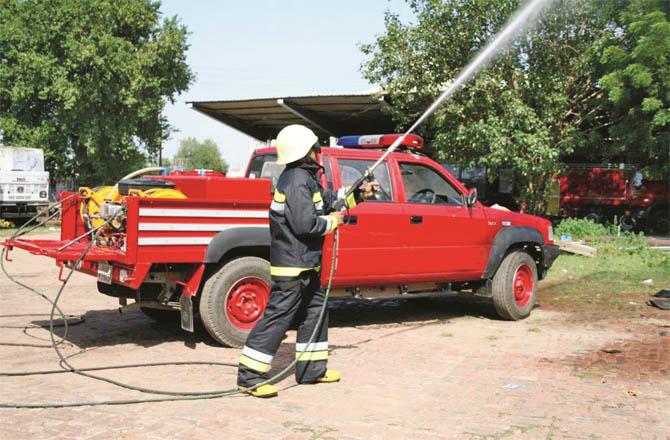 Being a small vehicle will help to control the fire by reaching the accident site quickly. (File Photo)