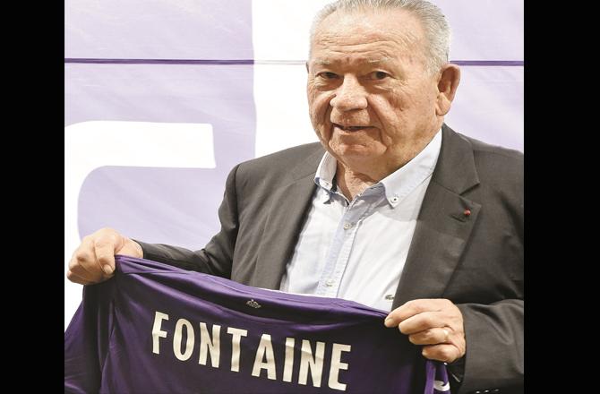 Former French football player Just Fontaine (file photo)