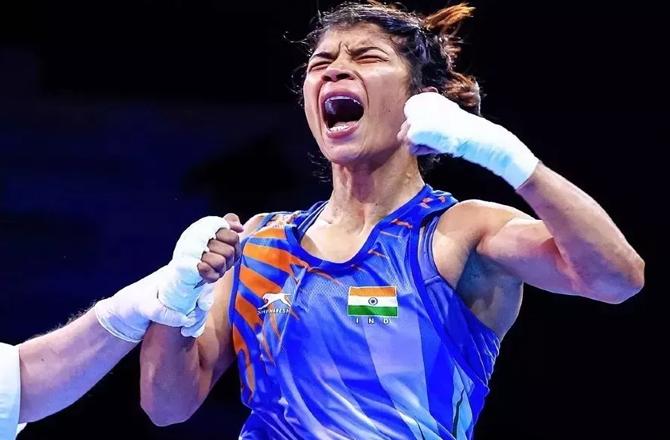 Indian boxer Nikhat  Zareen