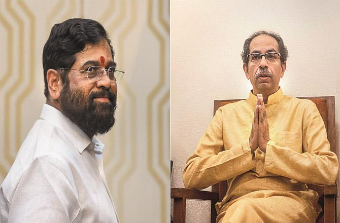 Uddhav Thackeray and Eknath Shinde