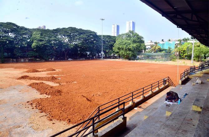 BMC has almost prepared a pond to collect the rainwater.