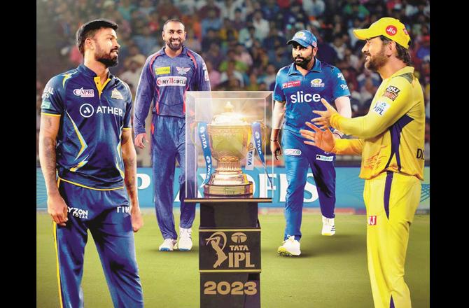 4 captains` eyes on the Indian Premier League trophy