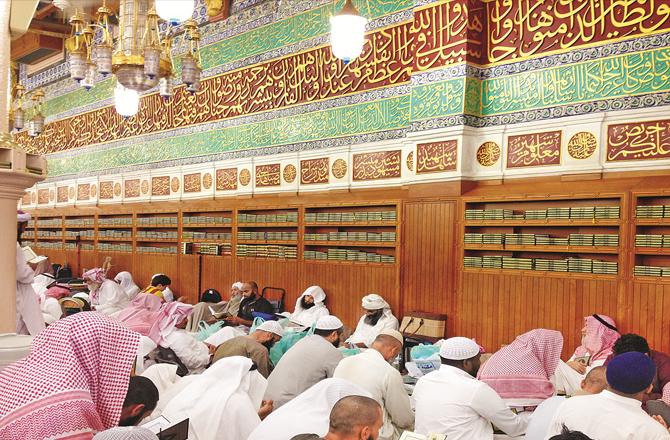 The war was going on in Mota and he was informing the companions of the war from the pulpit of the Prophet`s Mosque in Madinah.