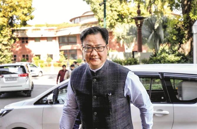 Union Minister for Earth Science Kiran Rijiju