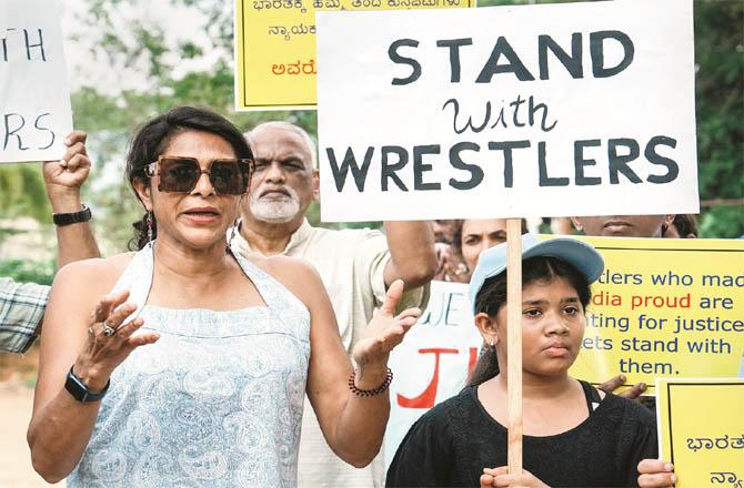 Due to the police action, the voices raised in favor of the wrestlers have increased. (PTI)