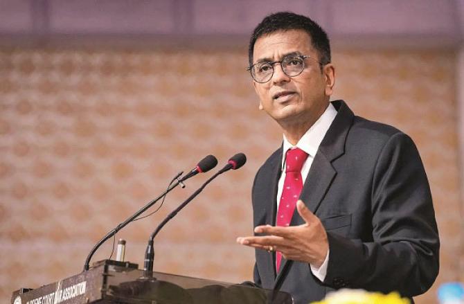 Chief Justice of India Dhananjaya Yeshwant Chandrachud. Photo: INN