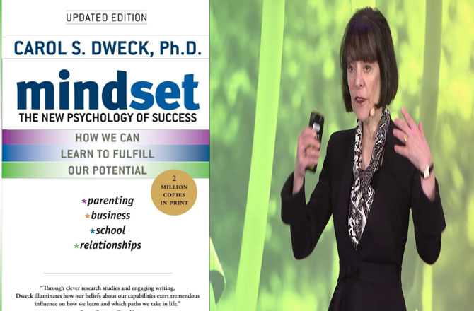 کتاب کا نام: مائنڈسیٹ: دی سائیکلوجی آف سکسیس ( Mindset:The New Psychology of Success)۔ مصنف:کیرول ایس ڈویک (Carol s. Dweck): اس کتاب میں &rsquo;فکسڈ مائنڈ سیٹ &lsquo; اور &rsquo;گروتھ مائنڈسیٹ&lsquo; &nbsp;کو بنیادی موضوع بنایا گیاہے۔ اس کے ذریعہ مصنفہ نے یہ واضح کیا ہے کہ کسی بھی انسان کوترقی اور بہتری کے حصول کیلئے گروتھ مائنڈسیٹ کتنا ضروری ہے اور اسے کیسے اپنانا چاہئے۔ یہ کتاب امیزون اور دیگر آن لائن پلیٹ فارمس پر موجود ہے۔