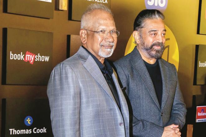 Kamal Haasan and Mani Ratnam together. Photo: PTI