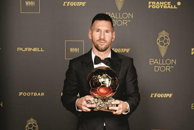 Lionel Messi Won The Ballon D`or. Photo: INN