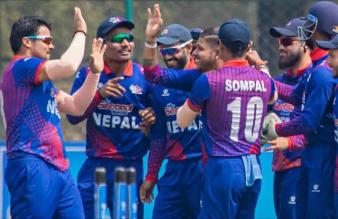 Nepal`s Cricket Team. Photo:INN