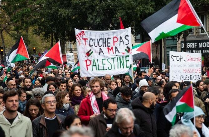 Pro-Palestine protests are ongoing around the world. Photo: INN