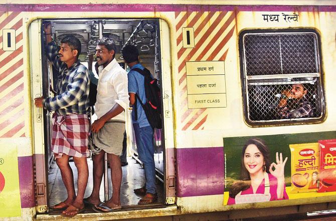 Railways also wants to sell goods in local trains. Photo: INN