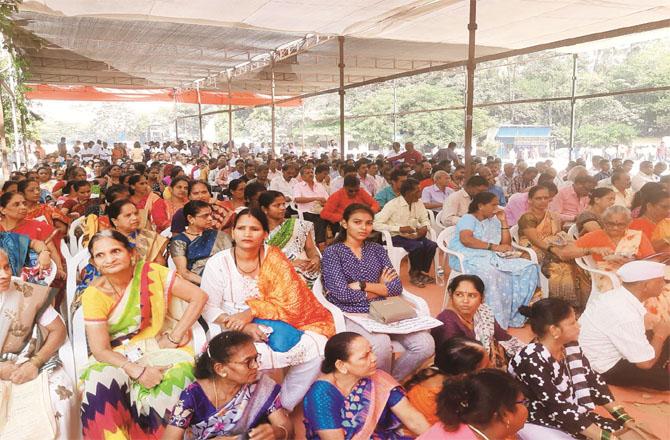 The protest was held last day by Janwadi Mahila Andolan, Sitvavarsi PI. Photo: INN