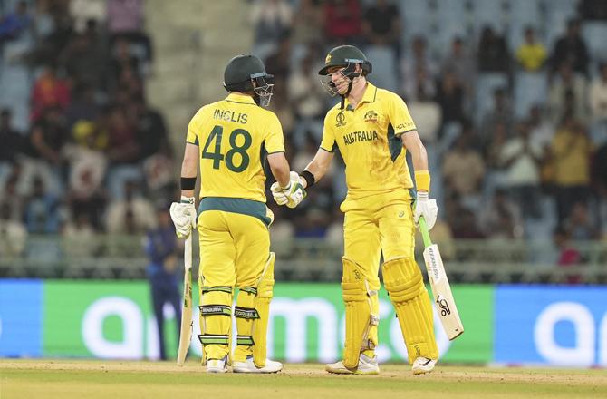 Australian Batsmen. Photo:PTI