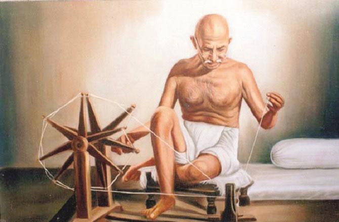Mahatma Gandhi not only freed the country by adopting the path of non-violence but also made this philosophy a torch for the whole world. Photo: INN
