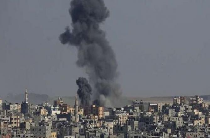 A scene of destruction in Gaza. Photo: INN