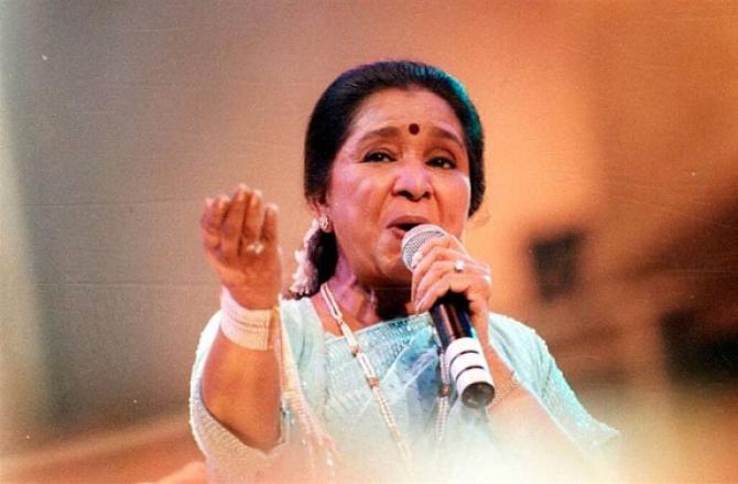 Asha Bhosle. Photo. INN