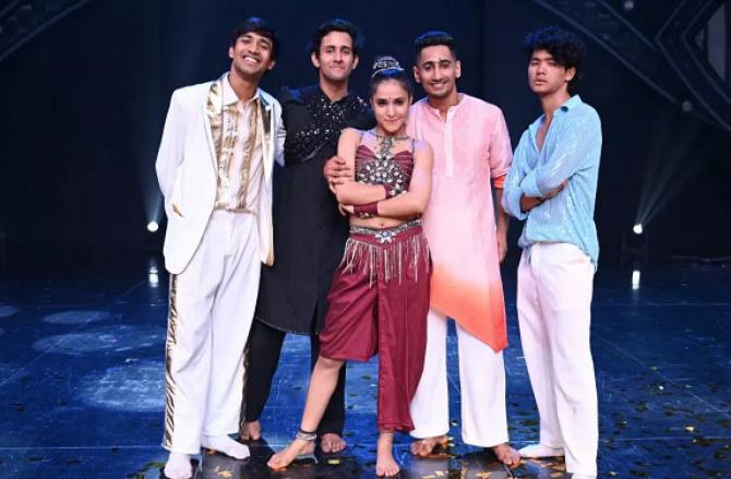 `Top 5` finalists of India`s Best Dancers 3.Photo. INN