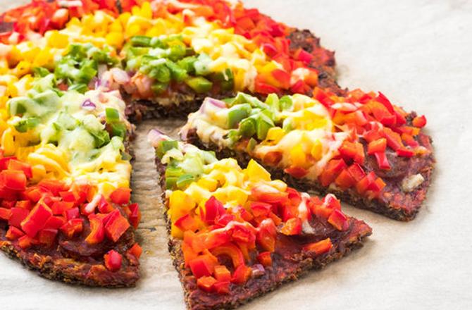Rainbow Pizza. Photo: INN