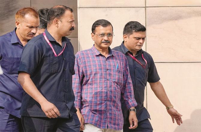 Delhi Chief Minister Arvind Kejriwal is not being relieved. Photo: INN