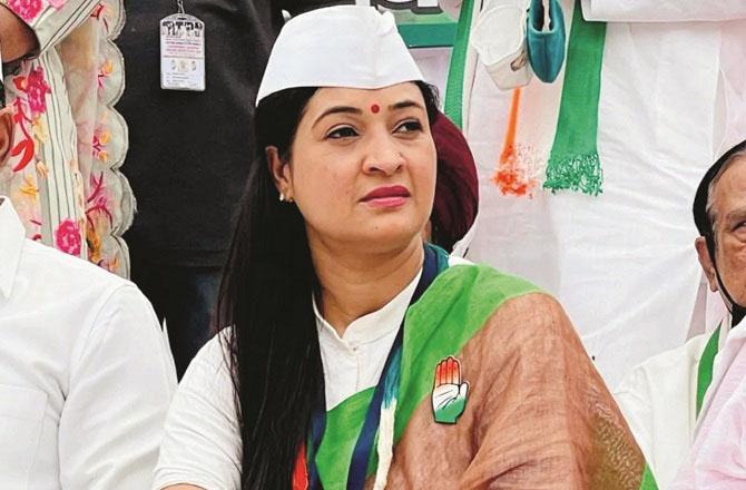 All India Mahila Congress President Alka Lamba. Photo: INN.