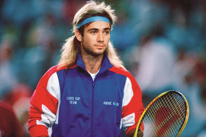 Andre Agassi is the best tennis player. Photo: INN