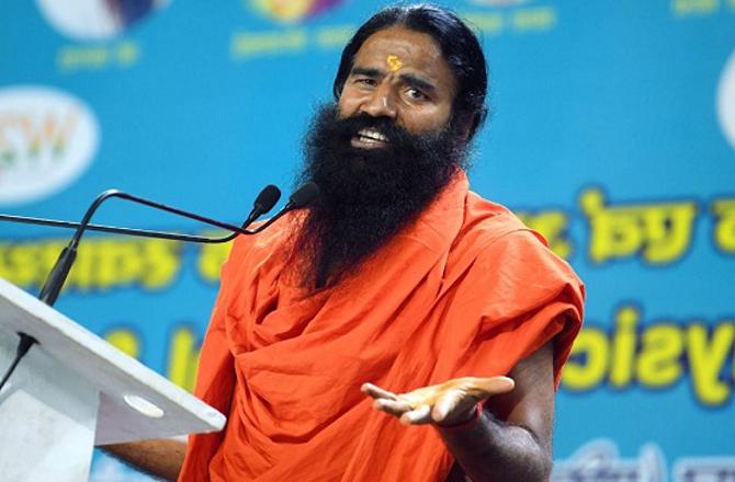 Baba Ramdev, the owner of Patanjali. Photo: INN