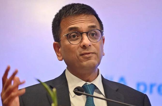 Chief Justice of India DY Chandrachud. Photo: INN