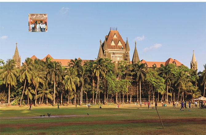 A petition was filed in the Bombay High Court against the Board of Patur Municipal Council (Inset) .Photo: INN