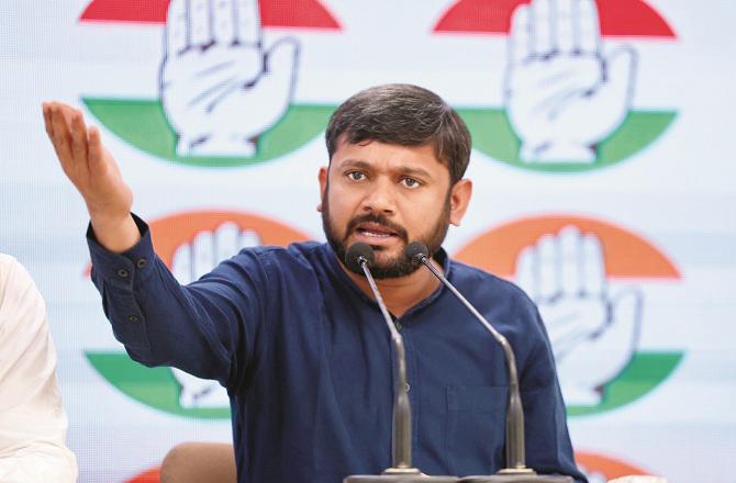 Congress candidate Kanhaiya Kumar. Photo: INN