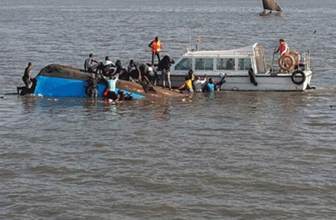 The sink off farry. Photo: X