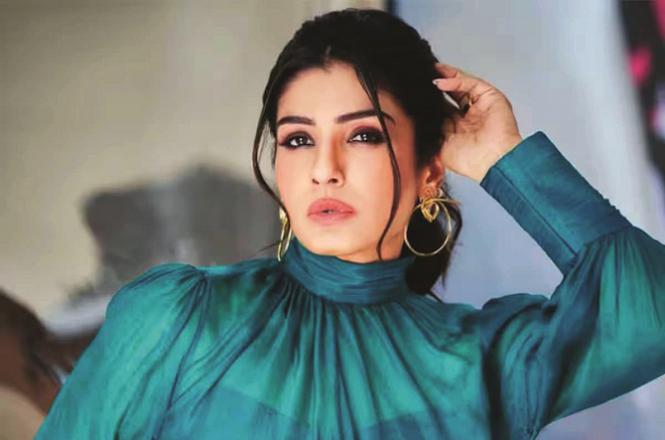 Raveena Tandon recently released a film `Patna Shukla` on the OTT platform in which she played the role of a lawman. Photo: INN