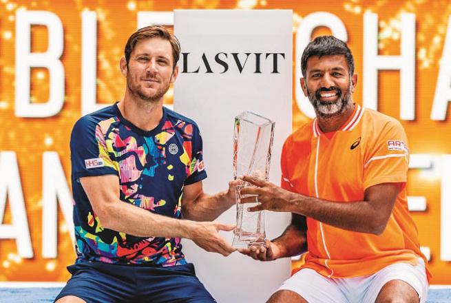Rohan Bopanna and Matthew Ebden. Photo: INN