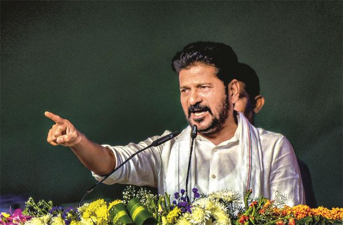 Telangana Chief Minister Revanth Reddy has accused the BJP of conspiring against him. Photo: INN