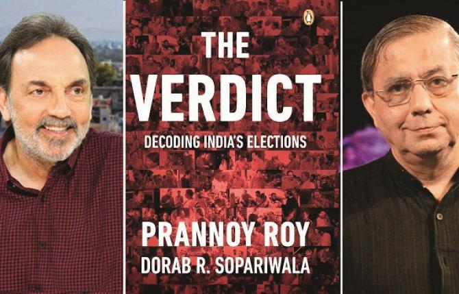 Book `The Verdict: Decoding India`s Elections`. Photo: INN