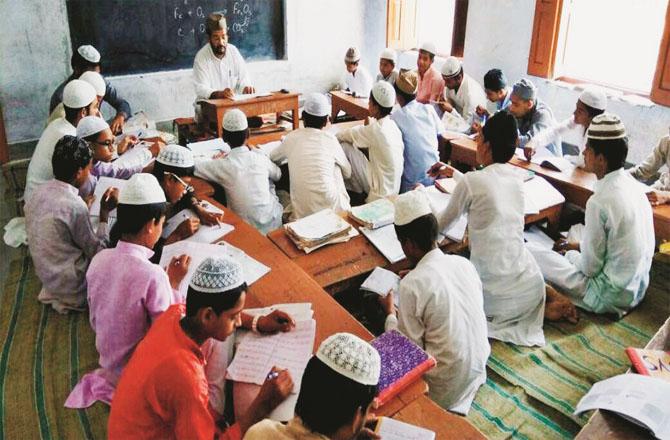 There is an atmosphere of celebration in Madrasas of UP after the decision of the Supreme Court. Photo: INN