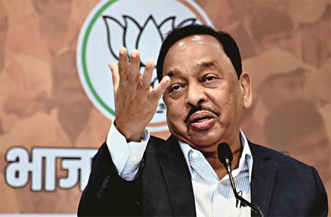 Difficulty has arisen for BJP leader and Member of Parliament Narayan Rane. Photo: INN