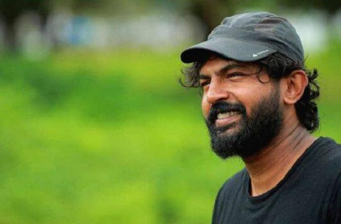 Anil Xavier, sculptor of Rohit Vemula. Photo: X