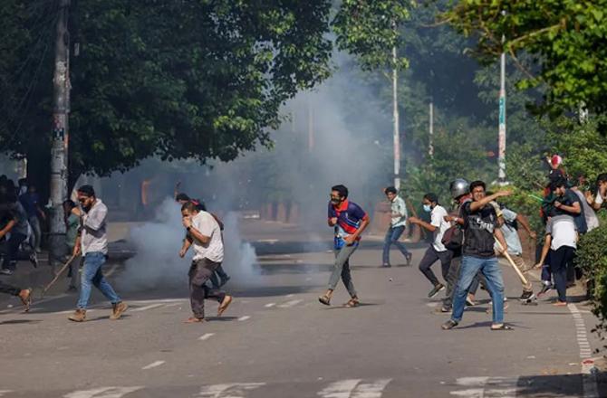 Violence continues in Bangladesh. Photo: INN