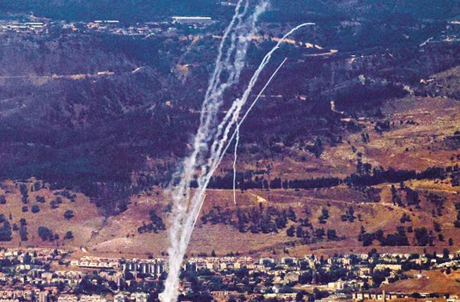 Hezbollah fired several rockets at Israel from Lebanon on Wednesday and Thursday. Photo: INN.