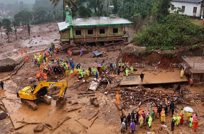 Wayanad has suffered severe damage from recent landslides. Photo: INN.