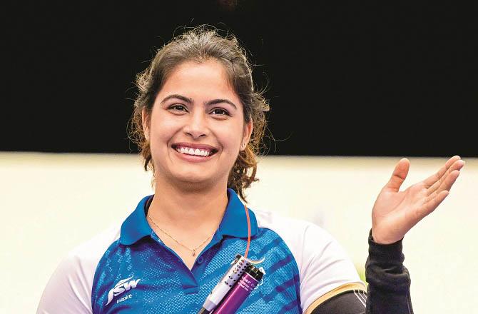 Manu Bhaker Indian olympian. Photo: INN